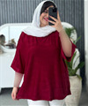 تونیک سرشانه دکمه دار کد 3652