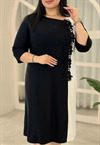 پیراهن مجلسی خرجکار سفید کد 8122