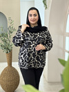 شومیز ساتن طرحدار کد 3239
