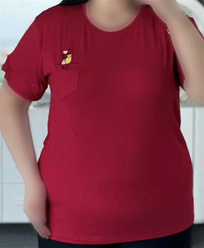 تیشرت ویسکوز گلدوزی کد 3057