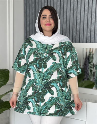تیشرت نخی طرحدار کد 1818
