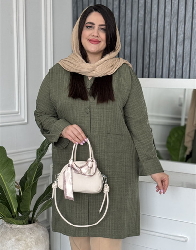 مانتو پاگن دار کد 1037