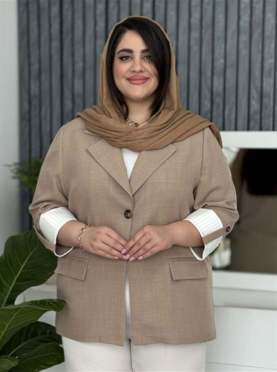 کت نخی آستین پاکتی کد 1069