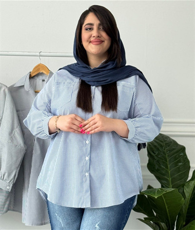 تونیک نخی راه راه کد 3029