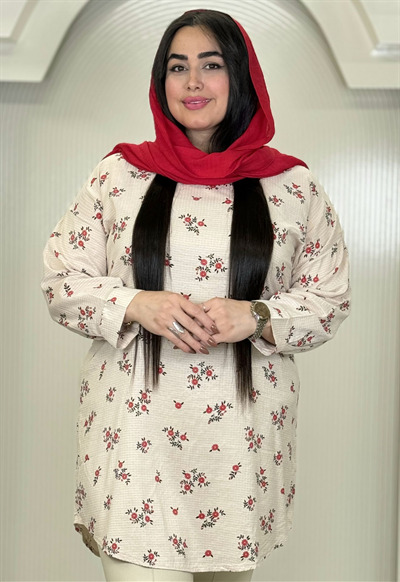تونیک کراش طرحدار کد 3056