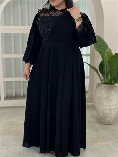 پیراهن مجلسی گیپورین کد 8092