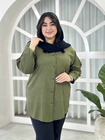 شومیز آیوا نگین کوب کد 1409