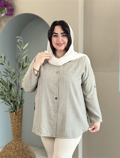 شومیز مانتویی دیپلمات کد 1451