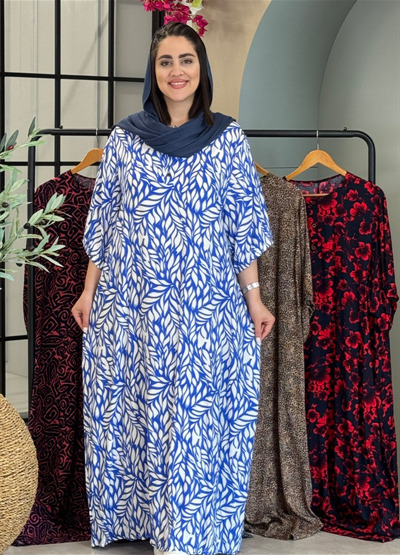 پیراهن نخی سه دکمه کد 8045