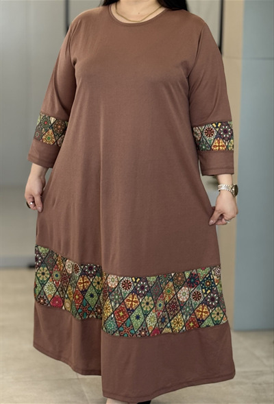 پیراهن خرجکار سنتی کد 8106