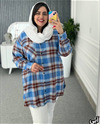 شومیز چهارخونه پشمی