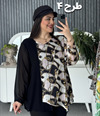 شومیز طرحدار 4 دکمه
