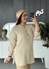 تونیک مانتویی 3 دکمه کد 022