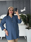 تونیک مانتویی 3 دکمه کد 022