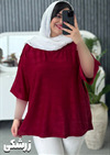 تونیک سرشانه دکمه دار کد 3652