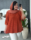 تونیک سرشانه دکمه دار کد 3652