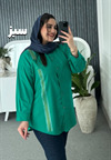 مانتو نگین دار خطی کد 128