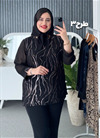تونیک آستین حریر کد 3025