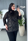 تونیک آستین حریر کد 3025