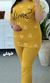تیشرت و شلوار قلبی کد 2697
