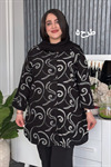 مانتو طرح دار کوتاه کد 86