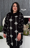 مانتو طرح دار کوتاه کد 86