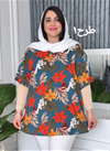 تیشرت نخی طرحدار کد 1818