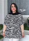 تیشرت نخی طرحدار کد 1818