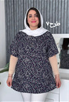 تیشرت نخی طرحدار کد 1818