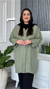 مانتو خرجکار عدسی کد 1076