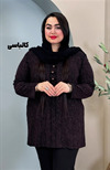 تونیک پلنگی دکمه چوبی کد 3128