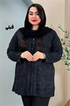 تونیک پلنگی دکمه چوبی کد 3128