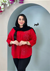 شومیز کیمونو نگینی کد 3148