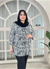 شومیز نخی طرح دار کد 3179