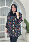 شومیز نخی طرح دار کد 3179