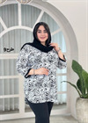 شومیز نخی طرح دار کد 3179
