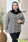 شومیز ساتن طرحدار کد 3239