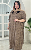 پیراهن نخی سه دکمه کد 8045