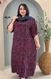 پیراهن نخی سه دکمه کد 8045