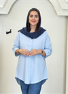 مانتو نخ  روسی آستین پاگن کد 1478