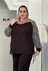 شومیز گت دار کد 3241
