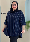 تونیک دمپا کلوش راه راه کد 3236